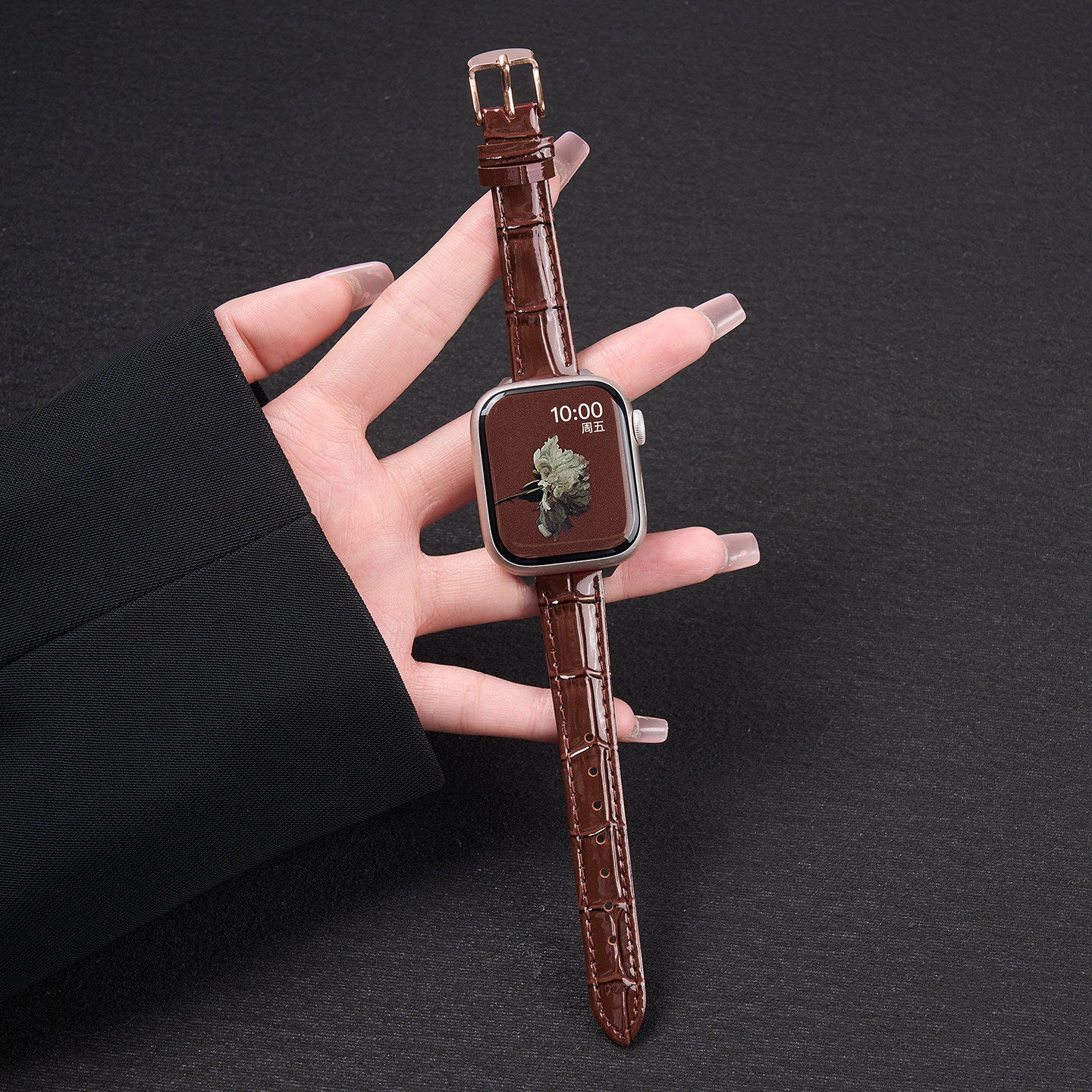 Bracelet de montre modèle perle en bambou-noeud