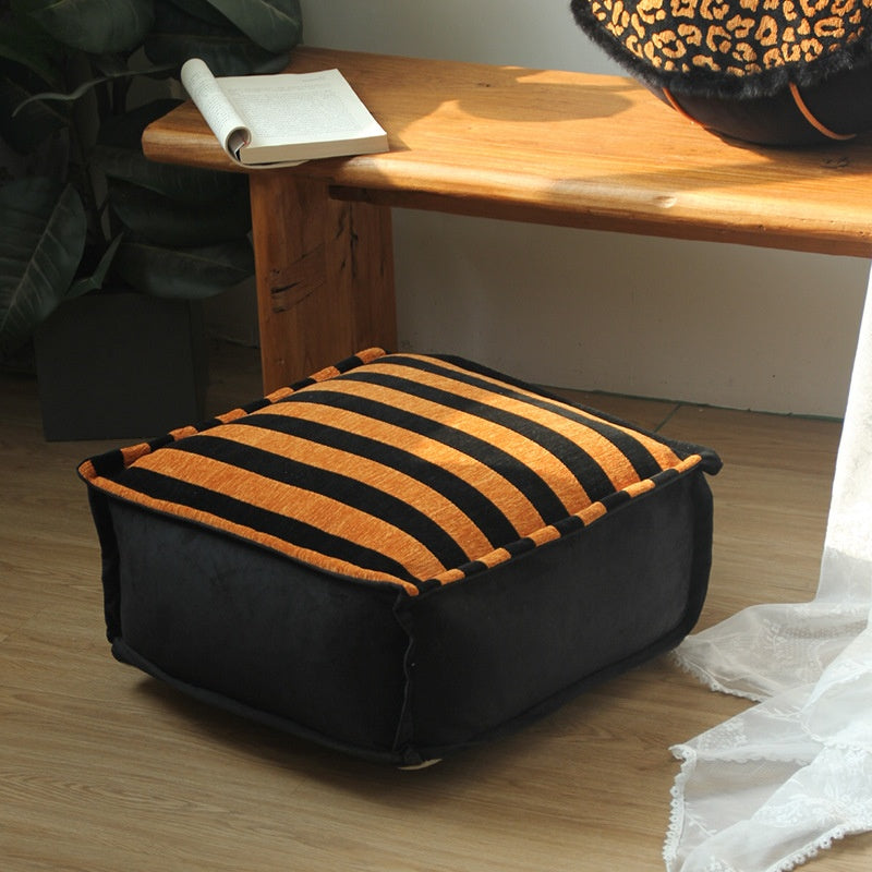 Tissu de style médiéval Salon Tatami Zabuton Coussin