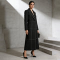 Manteau de Trench Fashionable, Veste Femme Vintage européenne et américaine de style britannique