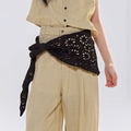 Crochet femmes Triangle écharpe Ethnic-Style printempsautomne écharpe