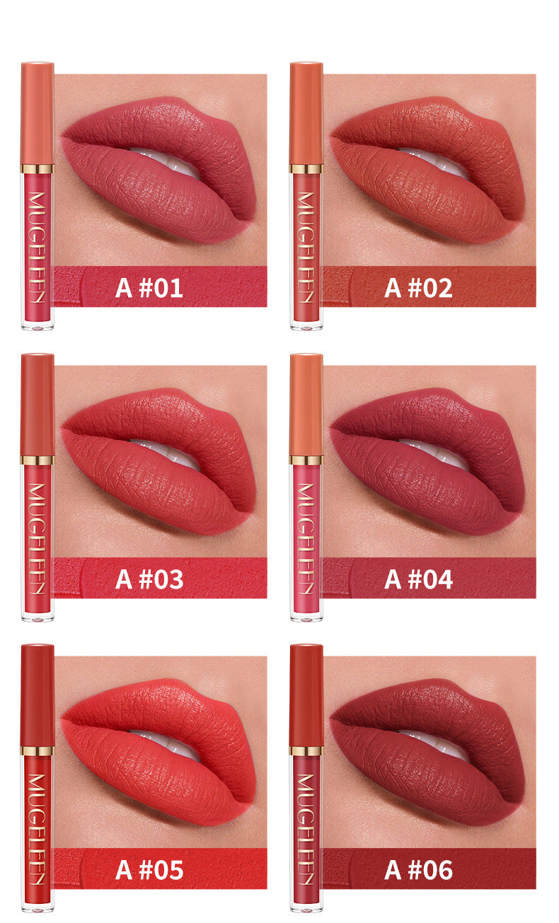 APPELEZ LING Transfer-Proof Velvet Matte Liquid Lipstick Set - 6 Piece Set