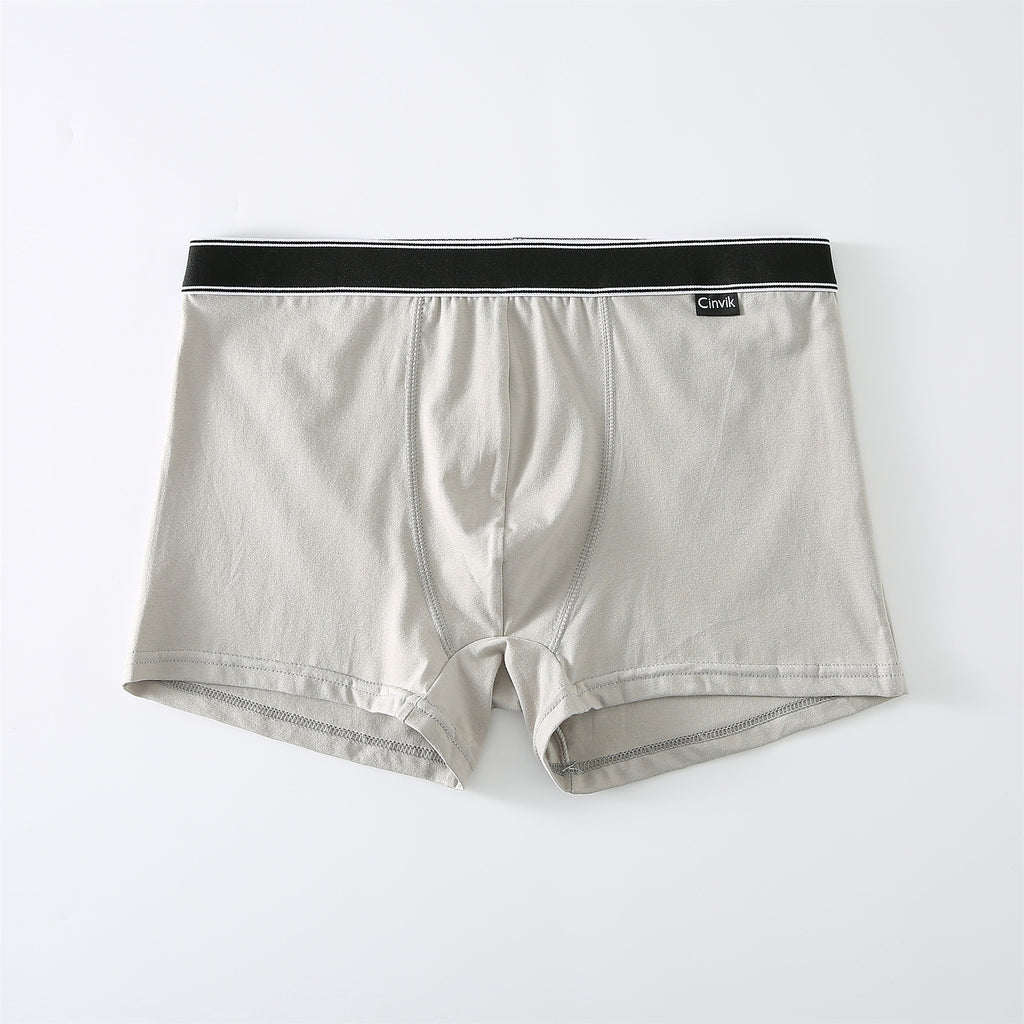 Sous-vêtements pour hommes en coton taille moyenne