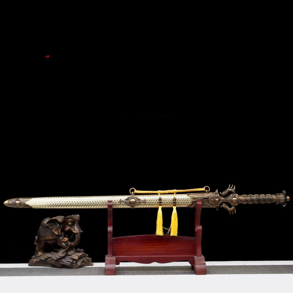 Long Dragon Empereur Épée Long-Style Ancienne Épée Han-Style Épée Intégrée Manga forgée