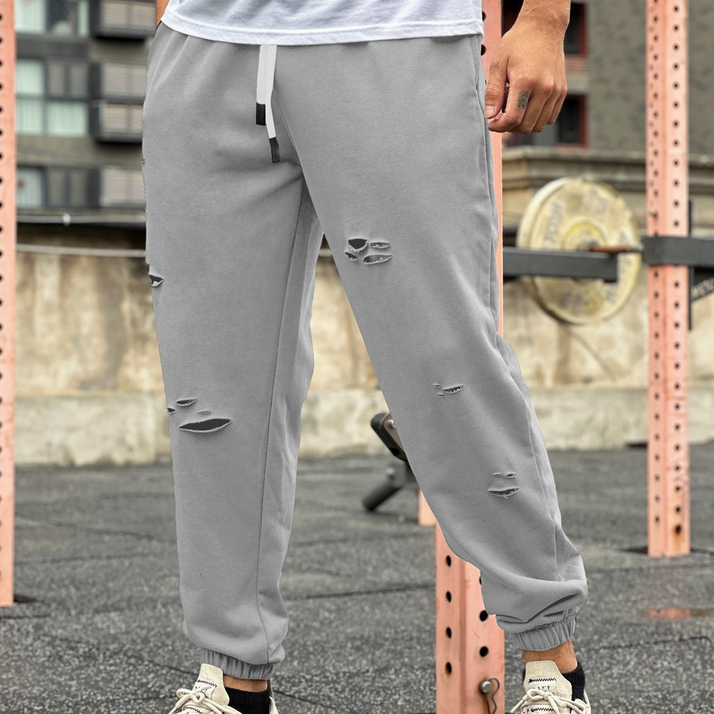 Pantalons de jogging à mâchement de sweat