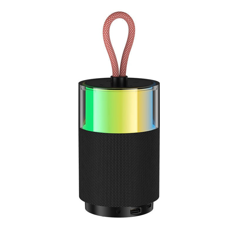Mini Bluetooth sans fil haut-parleur couleur lumière sous-woofer longue durée de vie de la batterie
