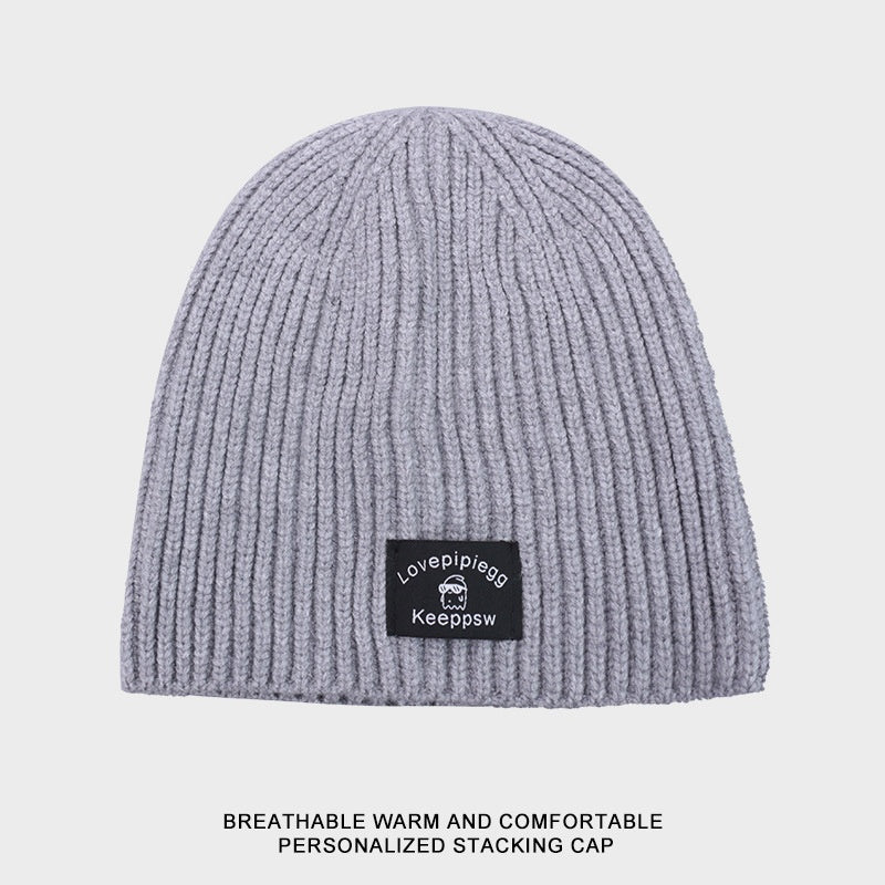 Mode simple Chapeau tricoté entièrement assorti