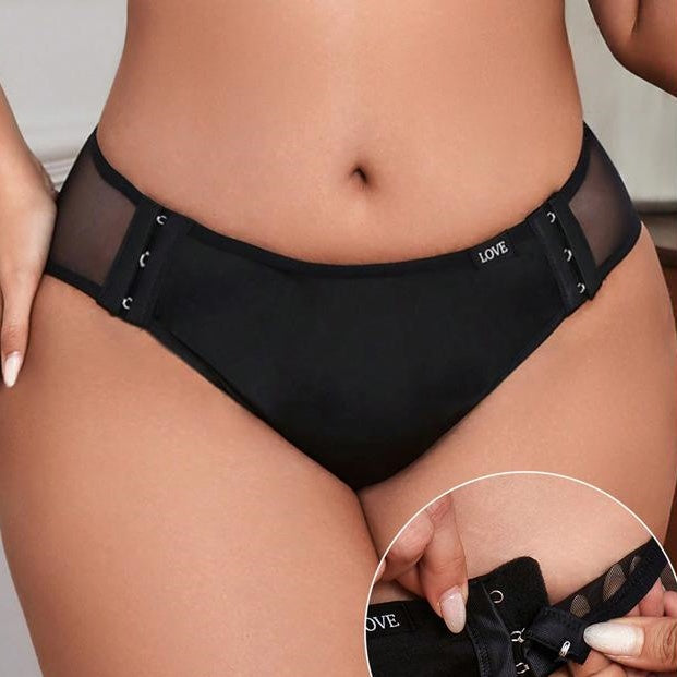 Sous-vêtements féminins avec des snaps côté pratique pour facile sur et hors
