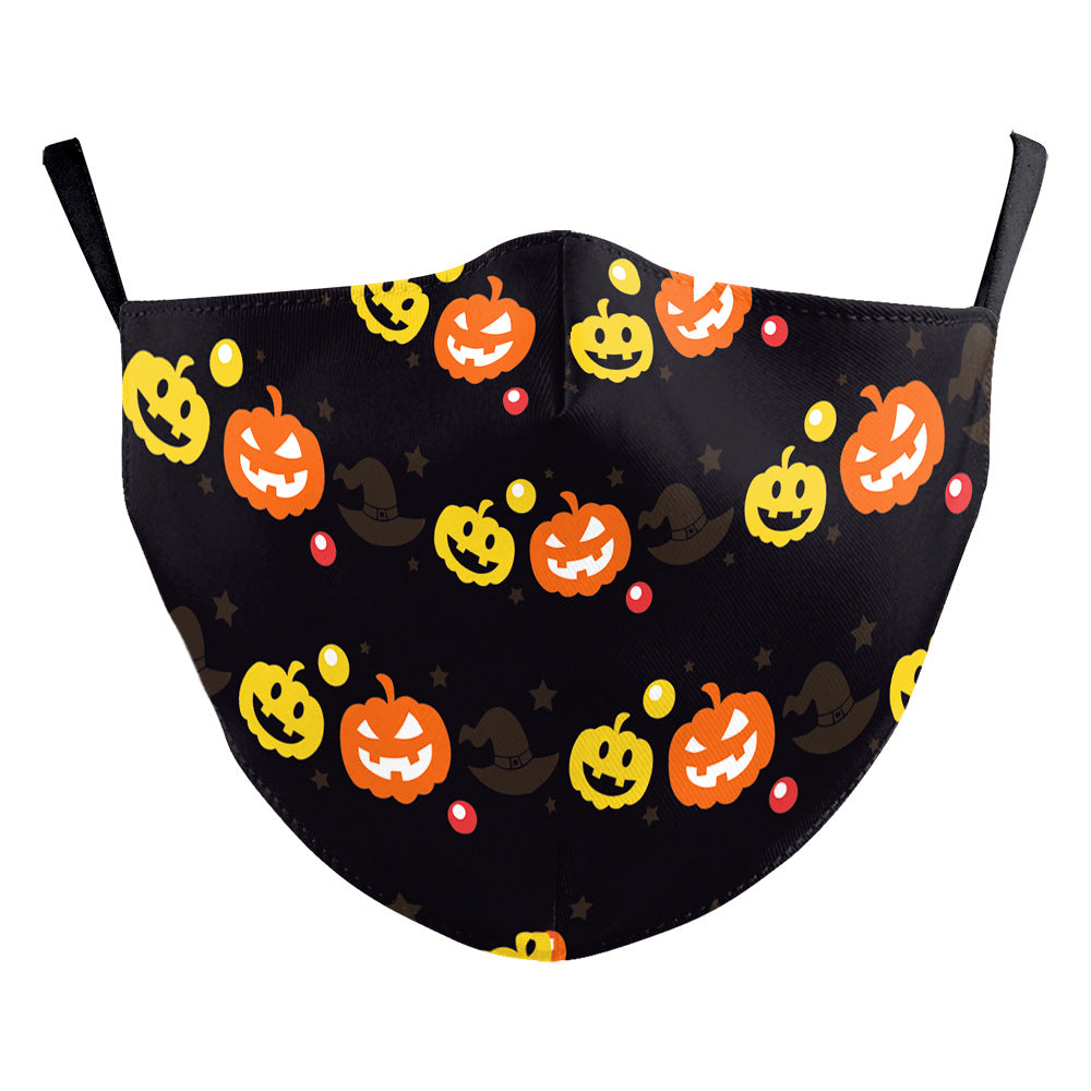 Masque de poussière Halloween Clown drôle Horreur créatif double couche