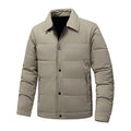 Veste en coton pour homme épais avec Lapel