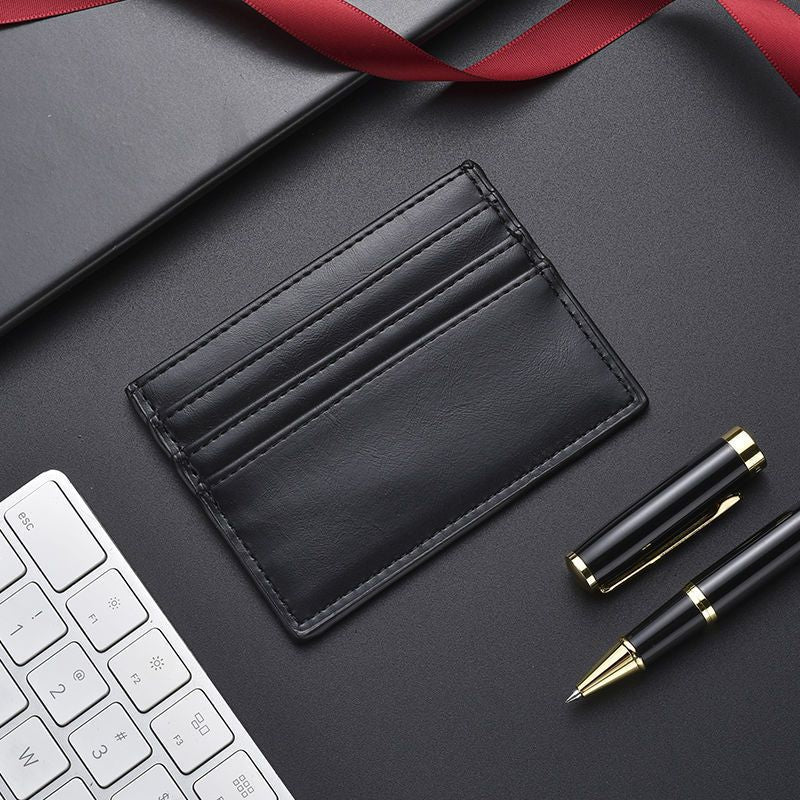 Porte-cartes en cuir ultra mince