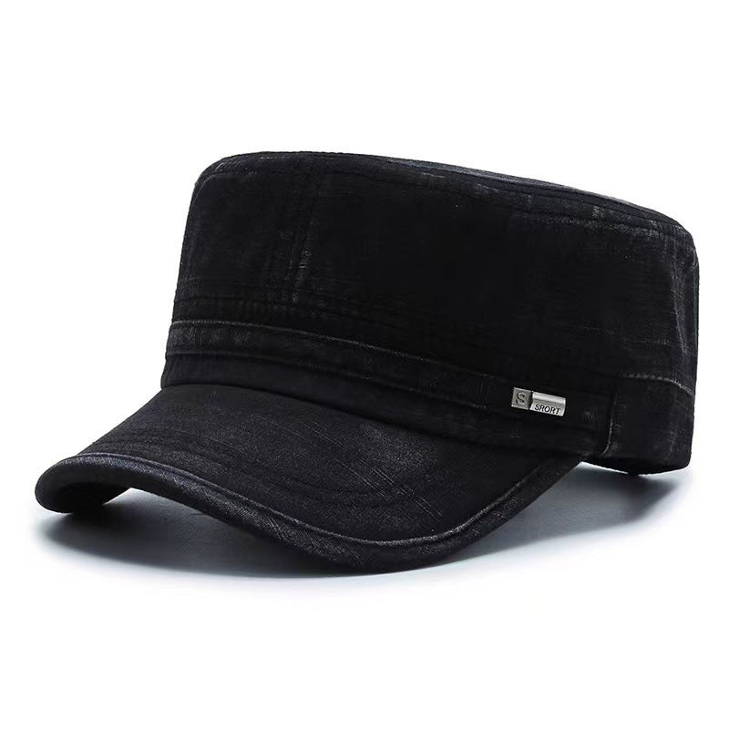 Chapeau tout-saison pour hommes en plein air occasionnel plat