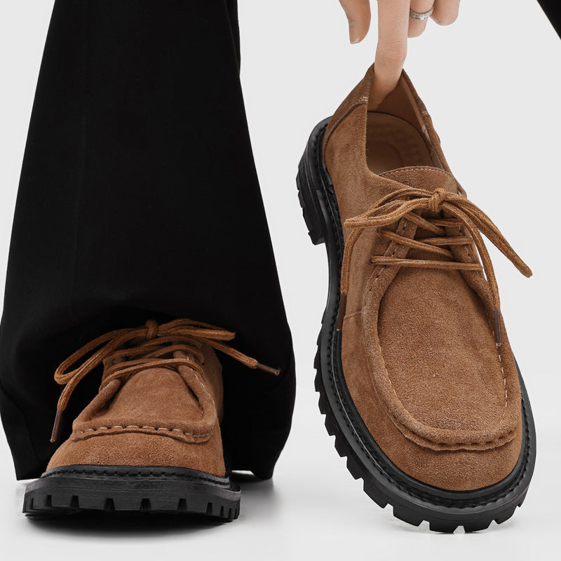 Chaussures Retro Dentelle-Soleil Épaisseur