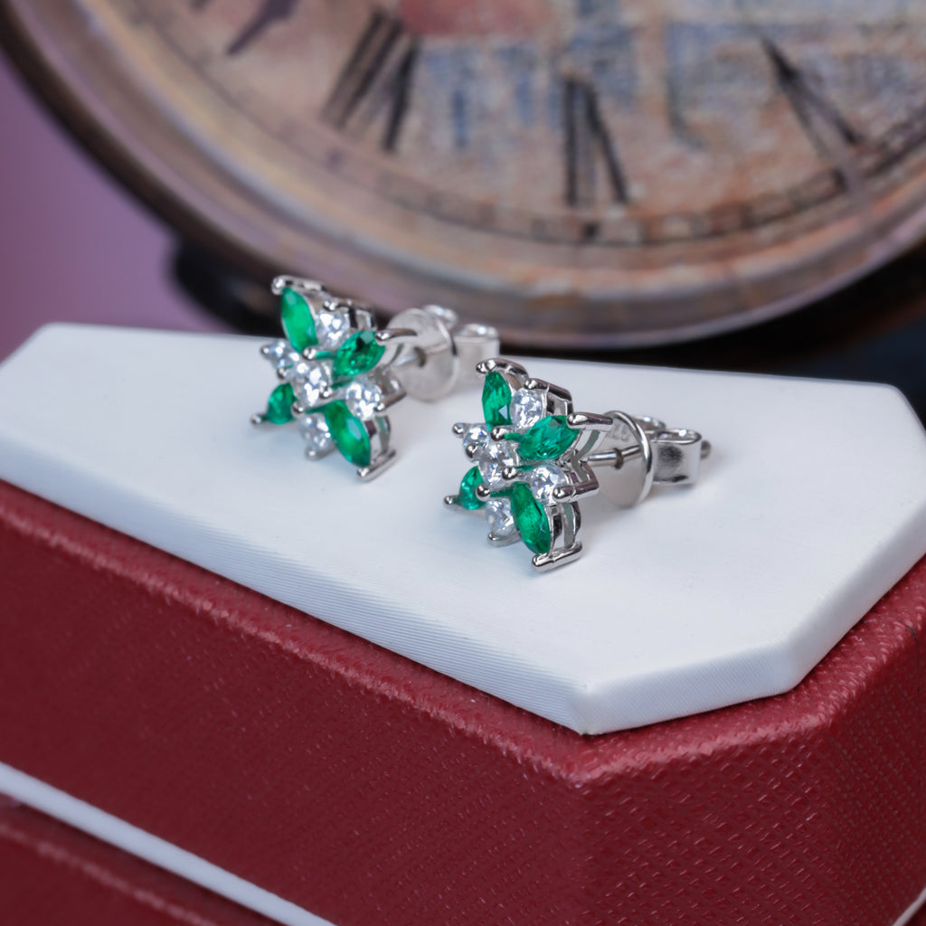 S925 Boucles d'oreilles en lab-Grown en argent sterling