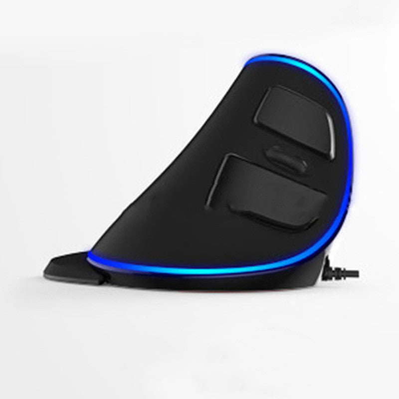 Escargot ergonomique vertical RGB Souris filaire à main anti-souris