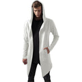 Chandail mi-long Cardigan Zipper Manteau pour hommes