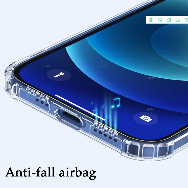 Boîtier de protection en silicone TPU doux transparent
