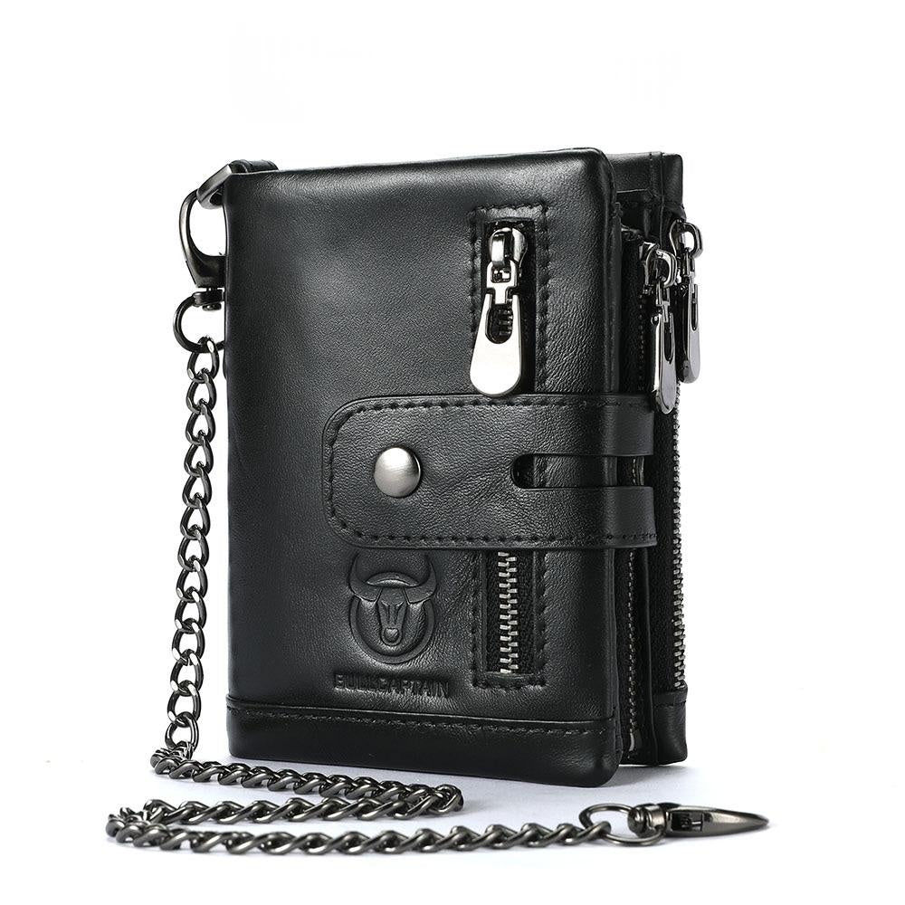 Capitaine Bull Hommes véritable porte-téléphone en cuir