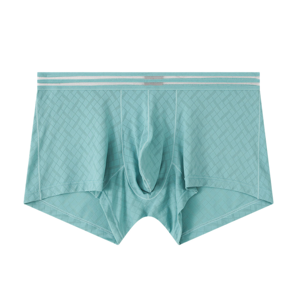Slip de boxeur en silk glacé homme respirant et frais pour le sport
