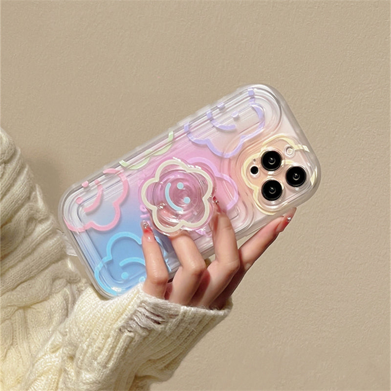 Halo cas de téléphone de fleur de soleil teinte de soleil