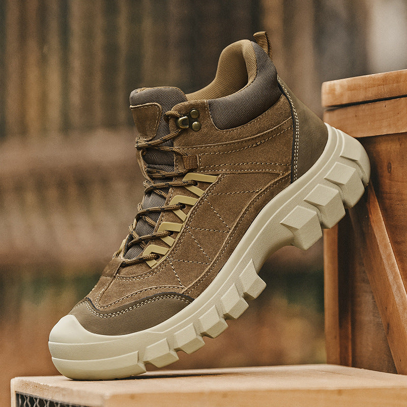 Chaussures Homme Automne Hiver Haut-Haut Randonnée et Bottes d'alpinisme