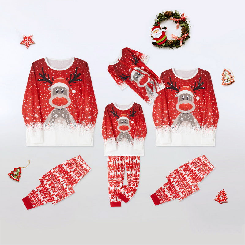 Imprimé de Noël Costume à manches longues