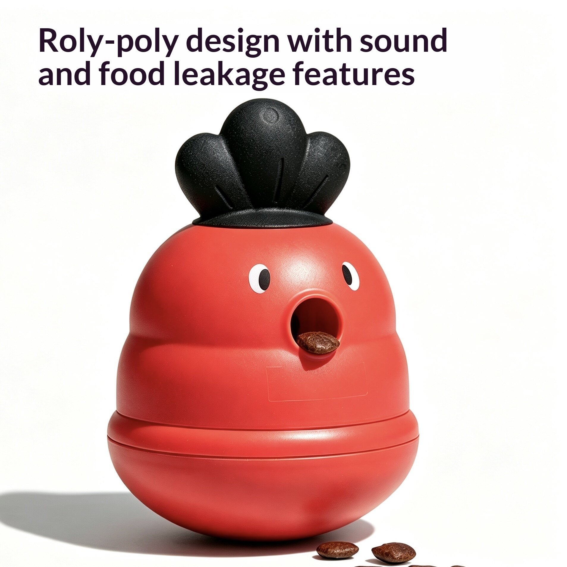 Tumbler Sound-playing Educational Fluffy Freeze-Dried Food Toy