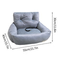 Siège de voiture de chien Booster Soft Plush Travel Bed Lavable Pet Siège de sécurité