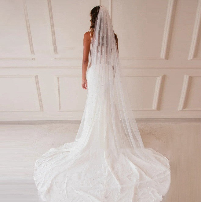 Perle Maridal Veil Mid-long Mode Haute Sensation