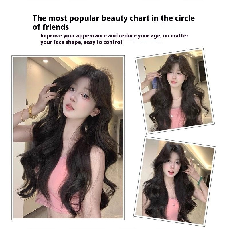 Increase the amount of ultra-thin seamless breathable hair replacement high temperament