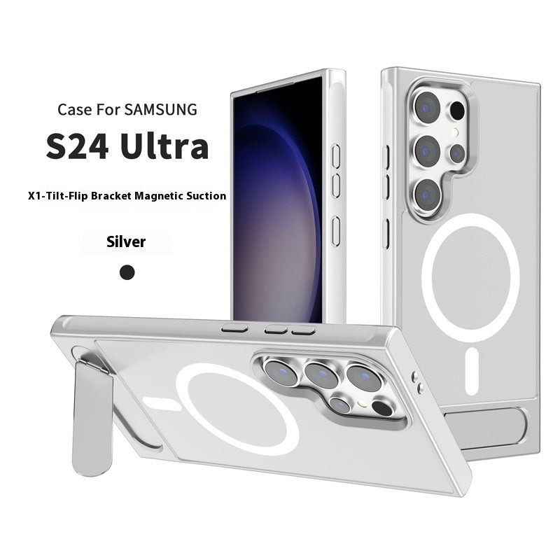 Coque de téléphone magnétique de bouclier platine