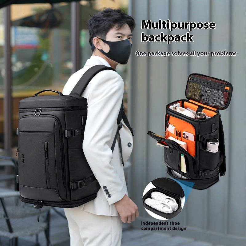 Loisirs Grande capacité Sac de voyage multifonctionnel Sac scolaire informatique de 16 pouces