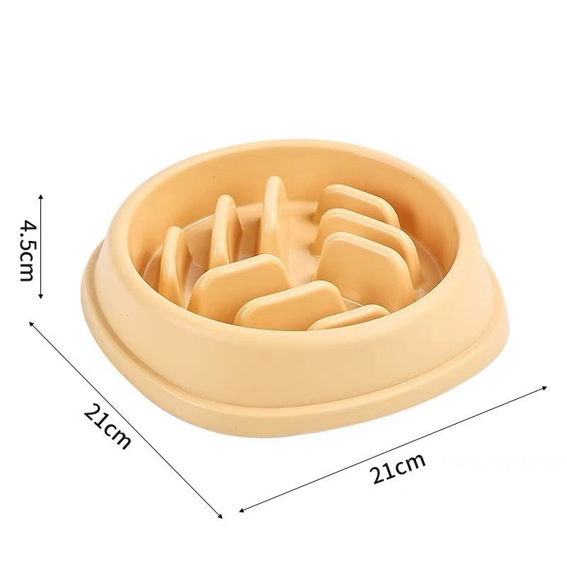 Bateau de chien Cat Slow Feeder Bowl Anti-choking Slow Feeder Pour les chiens Grande capacité alimentaire