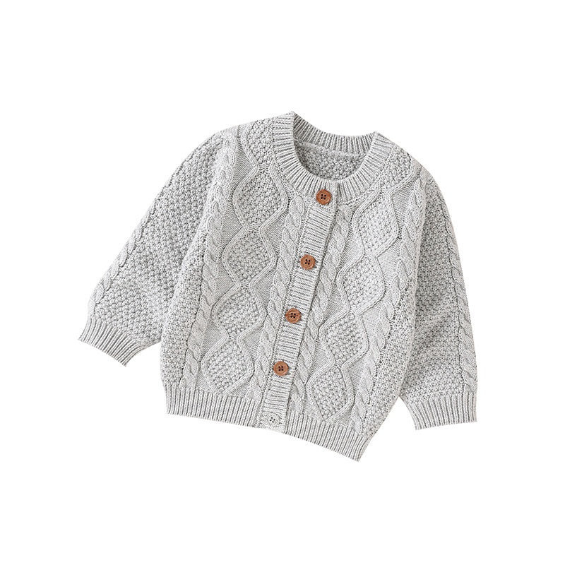 INS Springautumn Baby Minimalist Artistic Chandail Cardigan