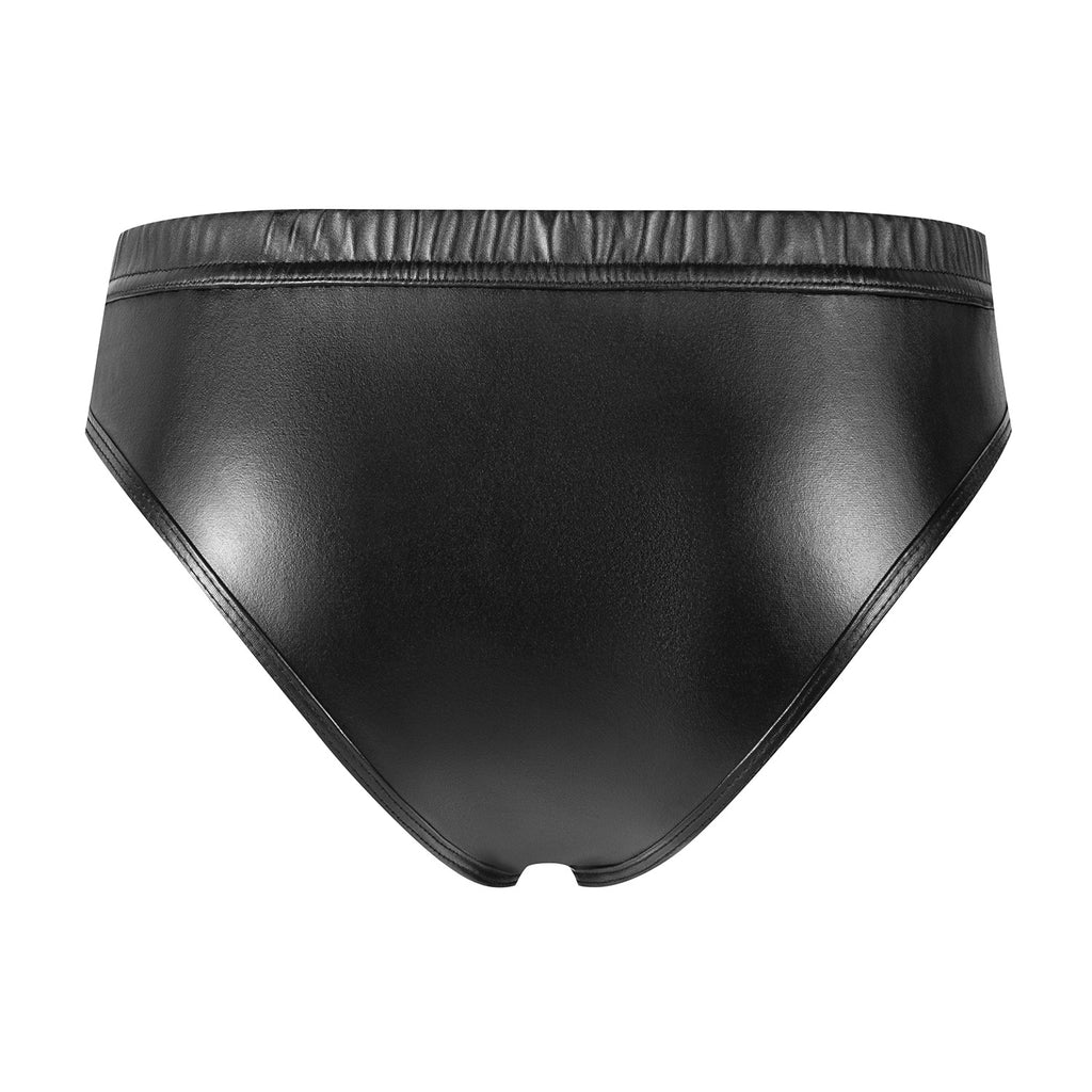 Slips en cuir mat pour hommes