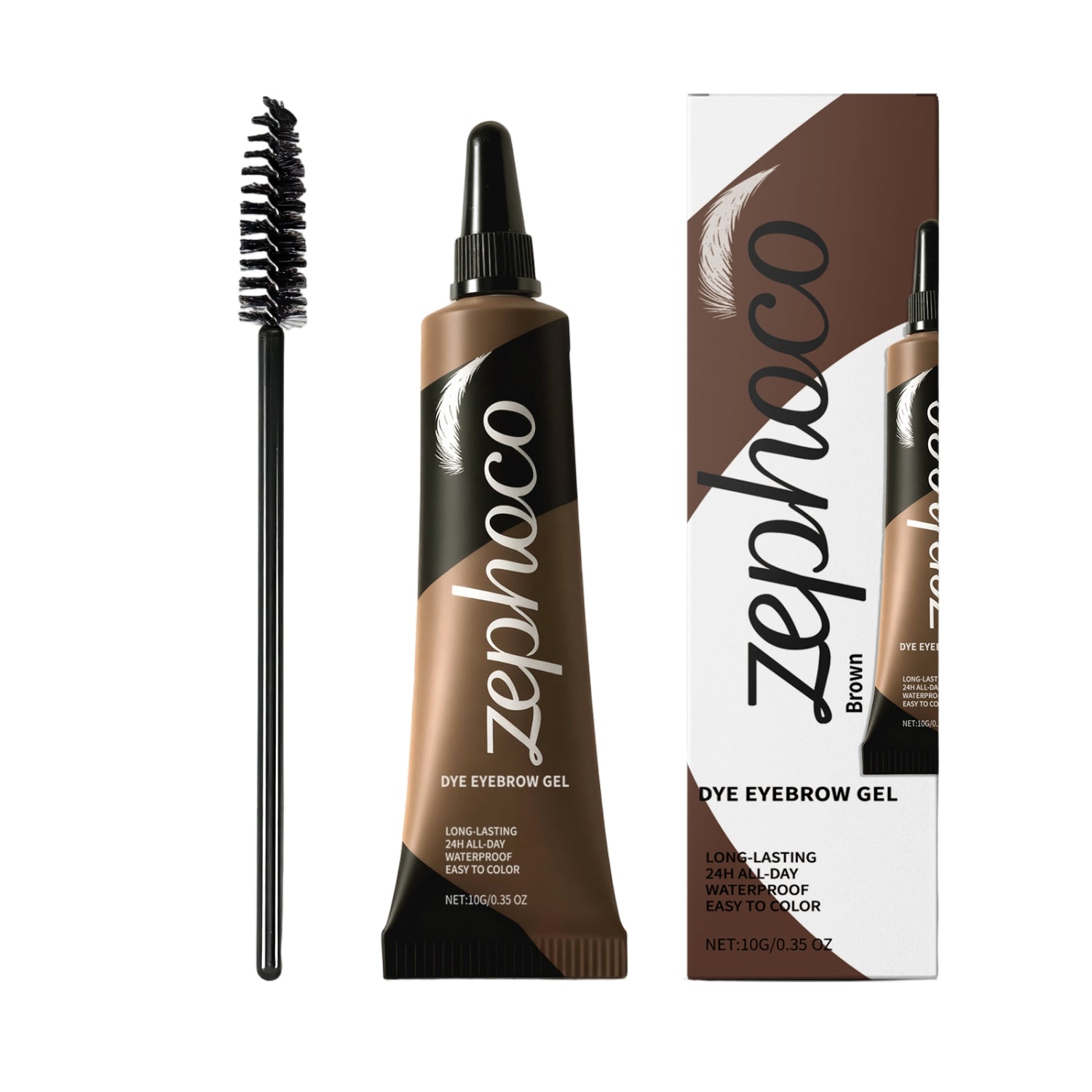 Sourcils anti-halo colorants