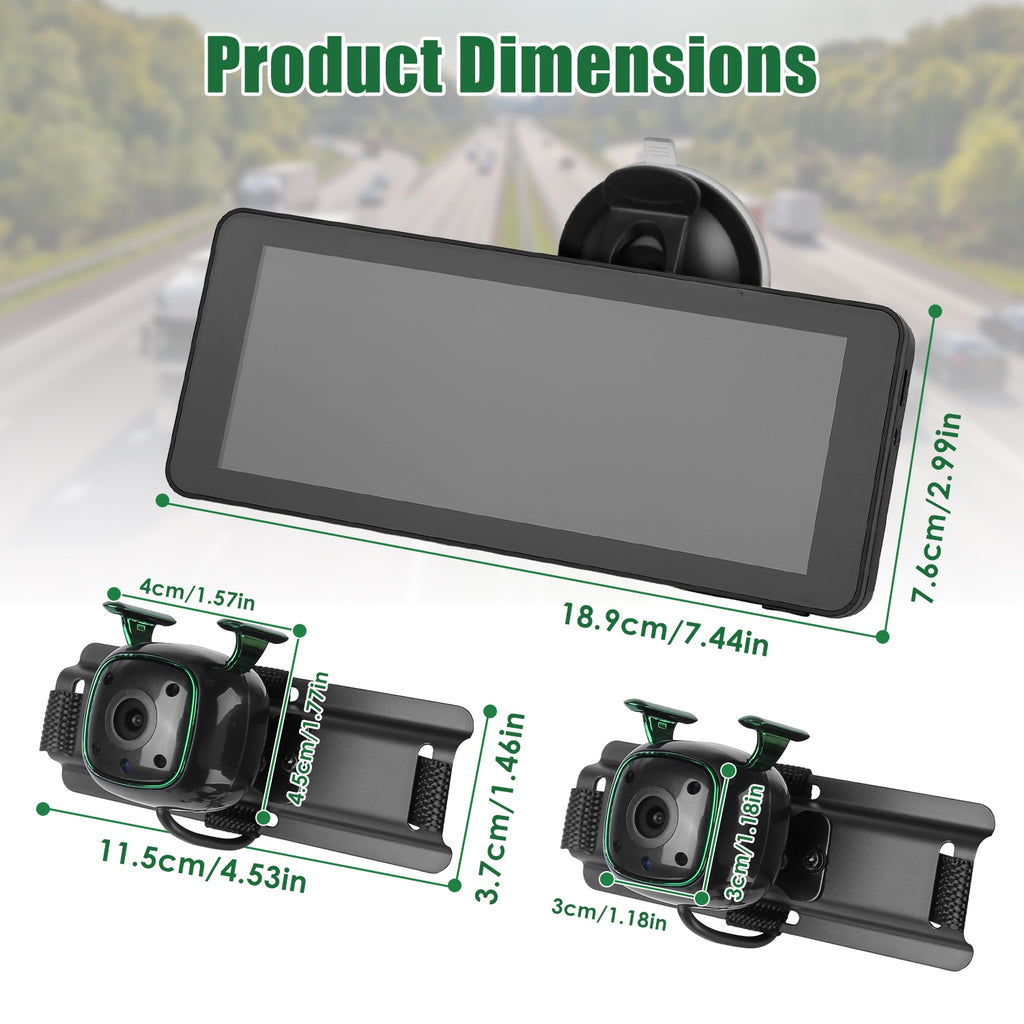 1Pc 1080P Caméra de voiture de bébé pour 2 enfants double chaîne voiture baby moniteur arrière face siège de voiture Ca