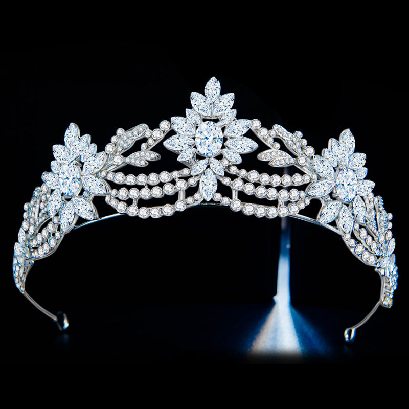 European And American 3A Zirconia Mariée Couronne
