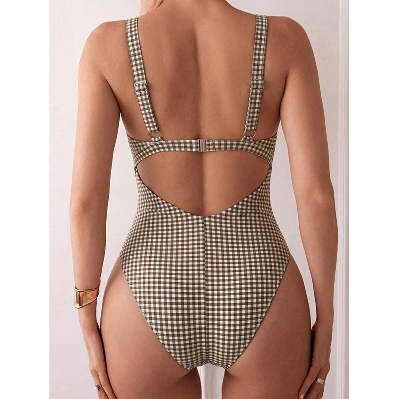 Maillot de bain en dentelle unicolore européen et américain pour femmes