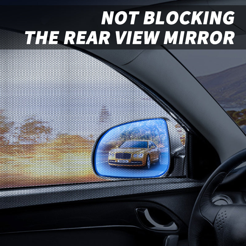 Voiture Avant & Rear Rideau latéral Soleil Visière Rasoir Mesh Couverture Isolation Anti-moustique Tissu Shi