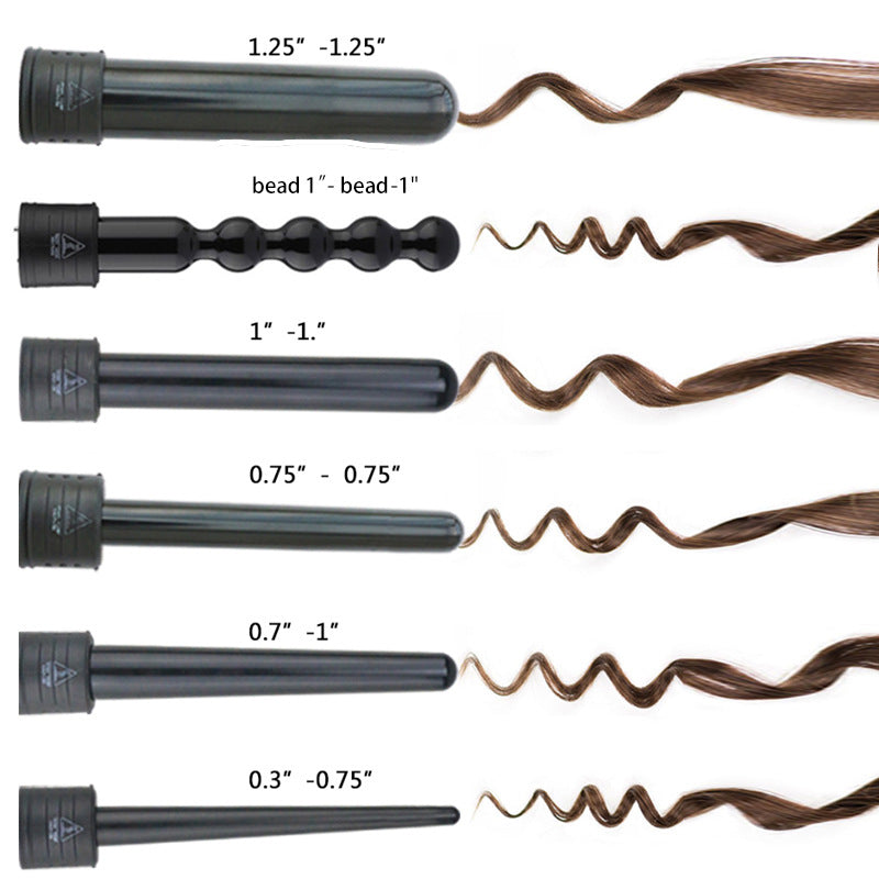 Curler cheveux Curler pour le curling ou le lissage Multi-fonction LED Multi-Gear Tempera