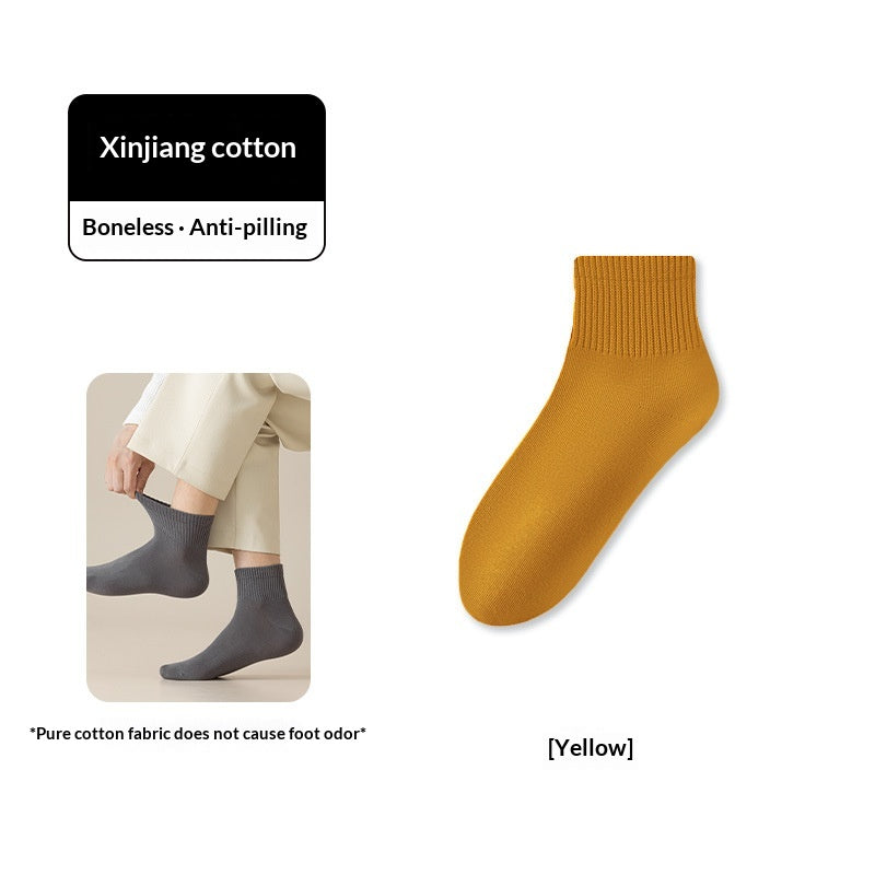 Chaussettes Athletic Mid-Crew Antibactériennes et Odor-résistantes