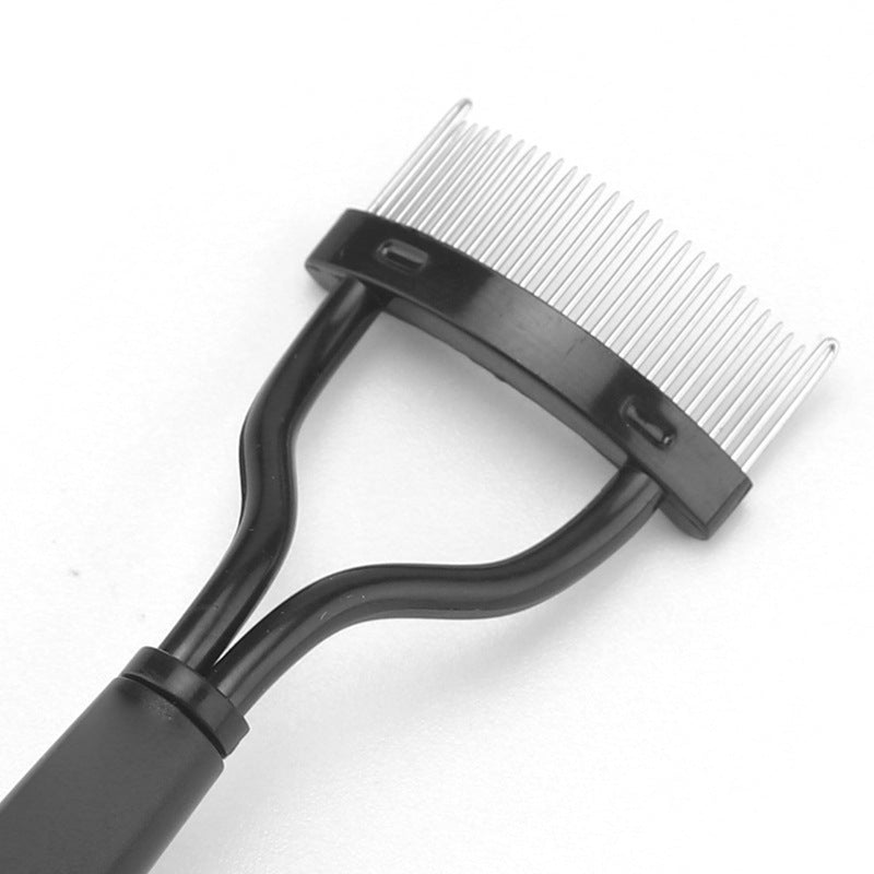Pince à cils en acier inoxydable semi-arc portable