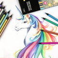 Crayons couleur métal 12 couleurs