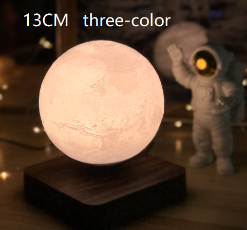 Lampe de table magnétique Lune Lumière impression 3D Planète Lumière de nuit