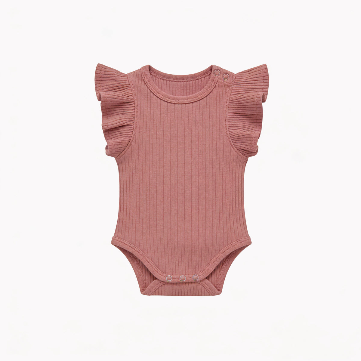 Bébé Romper tricoté à côtes