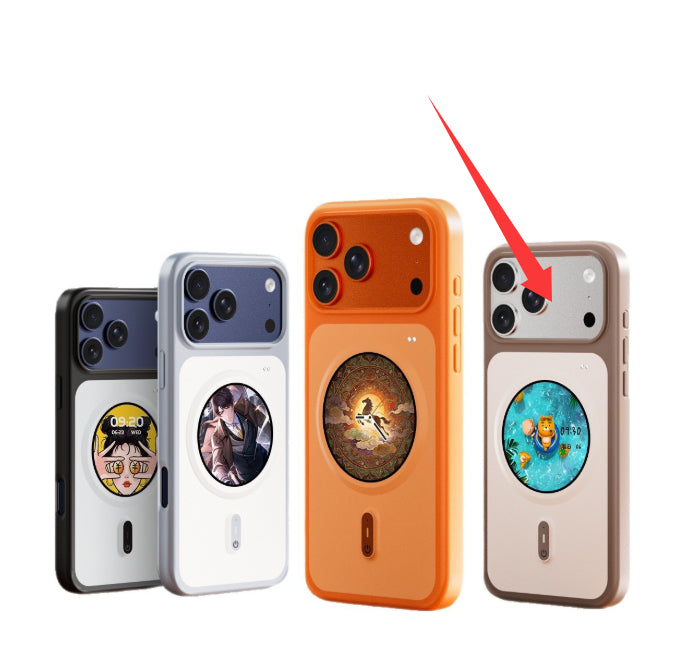 Clapet de téléphone de casting HD à écran rond