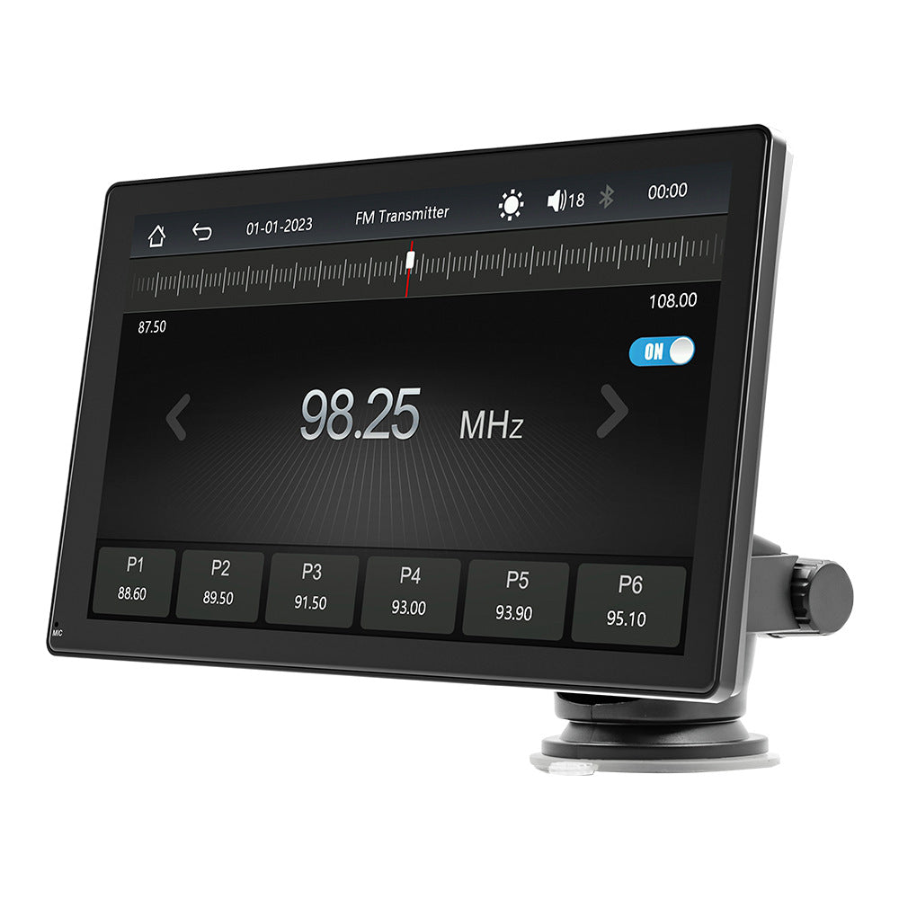 9 pouces Portable Carplay Central Control Large Screen Véhicule Navigation Accès Internet WiFi