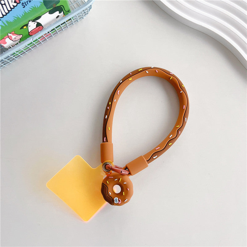 Bracelet Donut Soft Silicone Téléphone Étui suspendu