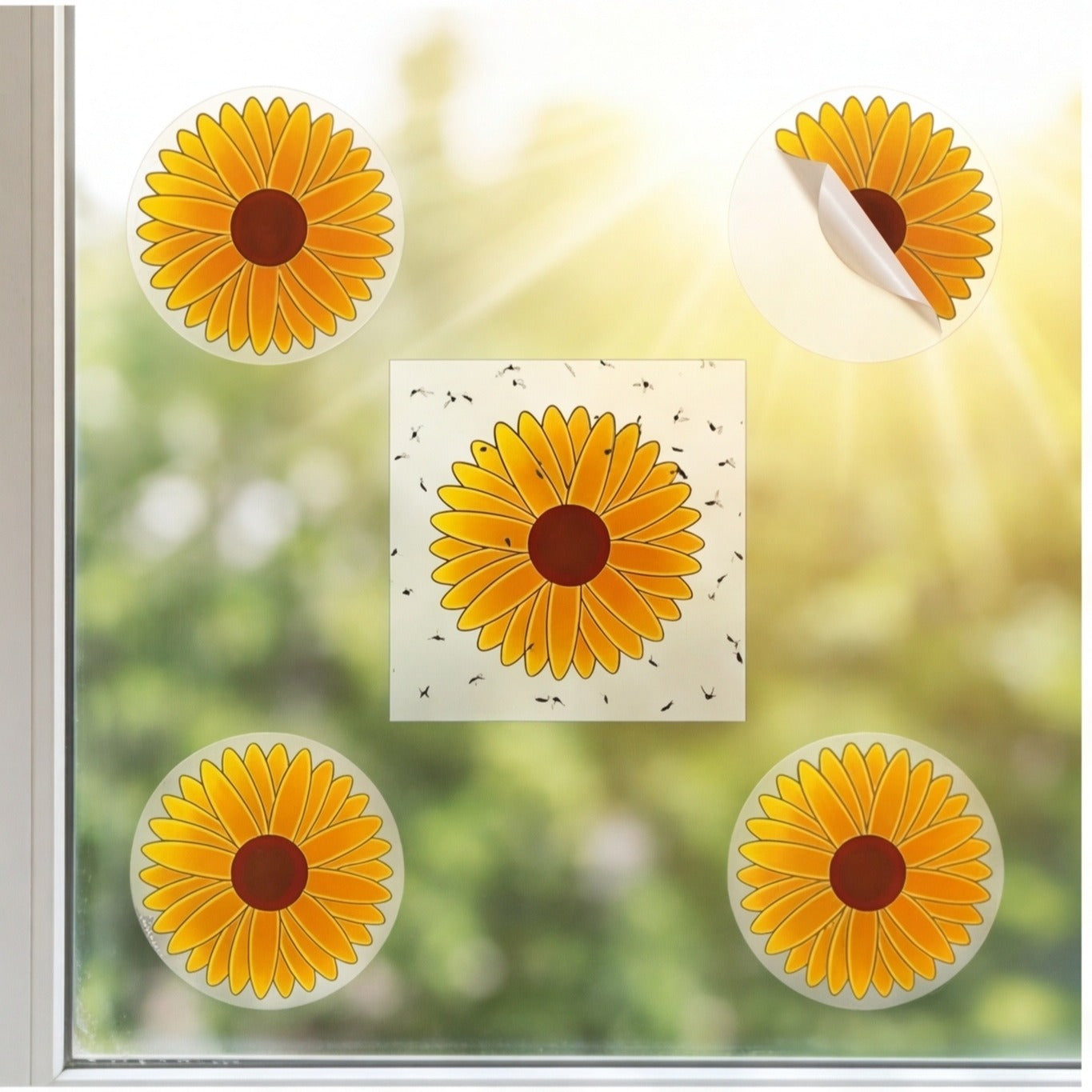Stickers Fenêtre Tournesol 50