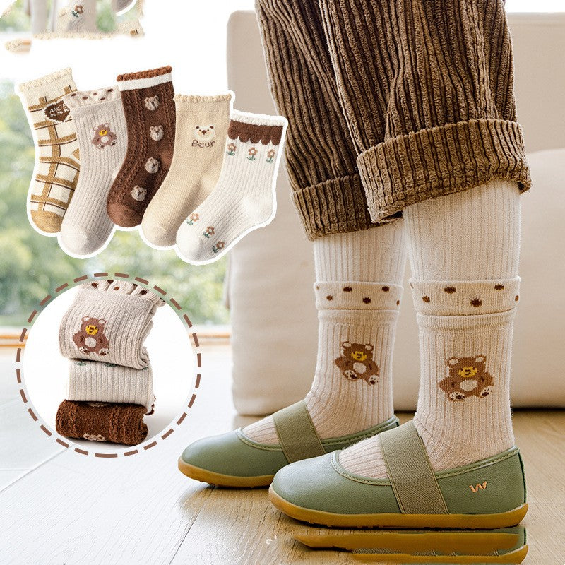 Chaussettes pour bébés d'âge moyen